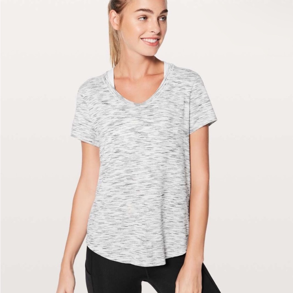 Lululemon Space Dye V-neck T-shirt